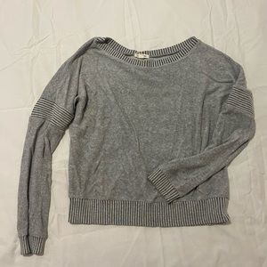 Gray Silence and Noise Sweater